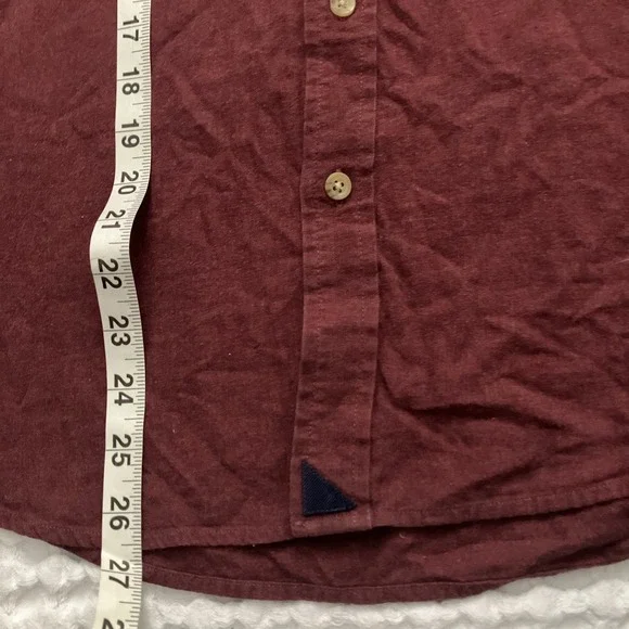 UNTUCKit Shirt Mens Medium Maroon Long Sleeve Slim Fit Cotton Casual. - Picture 3 of 6